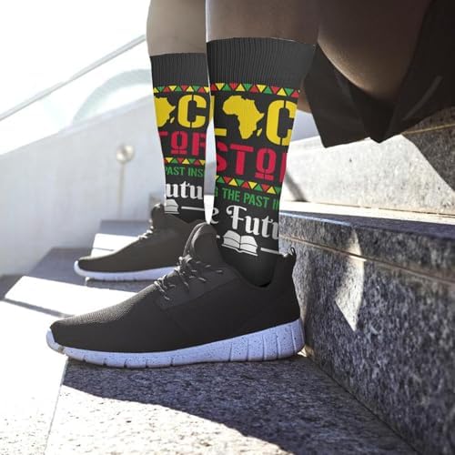 Fun Novelty Socks for Men Women Black History Month