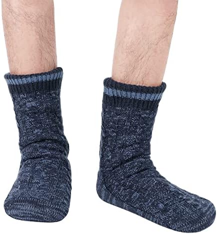 Warm Fuzzy Mens Winter Slipper Socks