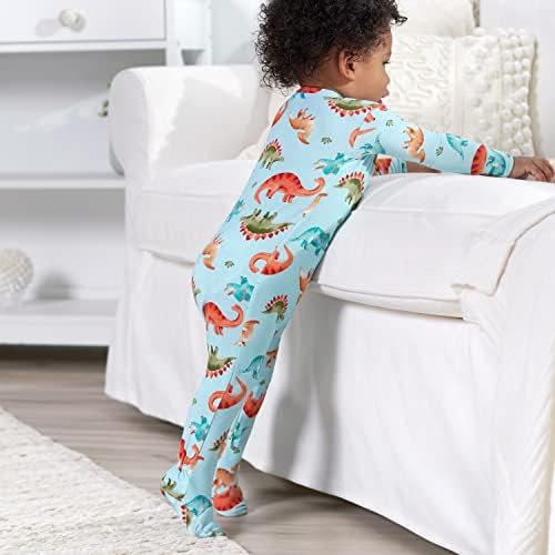 Gerber Baby Girls Toddler Viscose Footed Pajamas 1