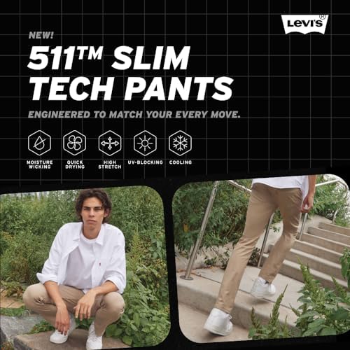 Levis 511 Slim Tech Pants - Premium Adventure-Centric Performance denym
