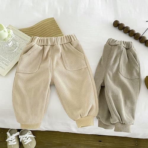 Cozy Thick Bonla Fille Pants for Kids Soft Warm Stylish