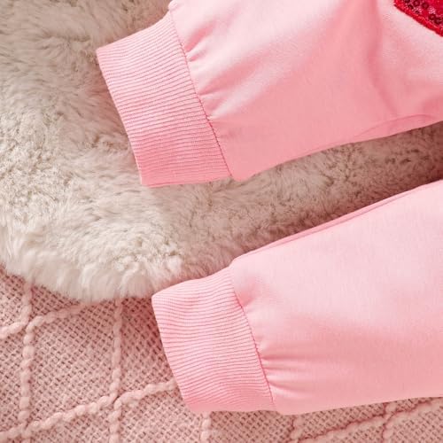 adorable fall valentines day set for baby girls