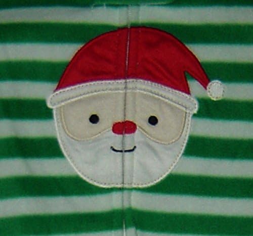 Just One You Santa Striped Long John Soft Fleece Newborn