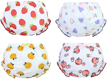 Diper Cover Diaper Cover for Baby Girls 4-Pack