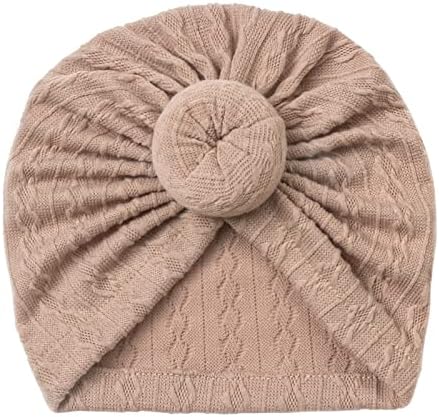 Infant Boys Girls Solid Minimalism Turban Sun Protection Cap for Kids