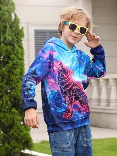 AIDEAONE Boys Girls Fleece Hoodies