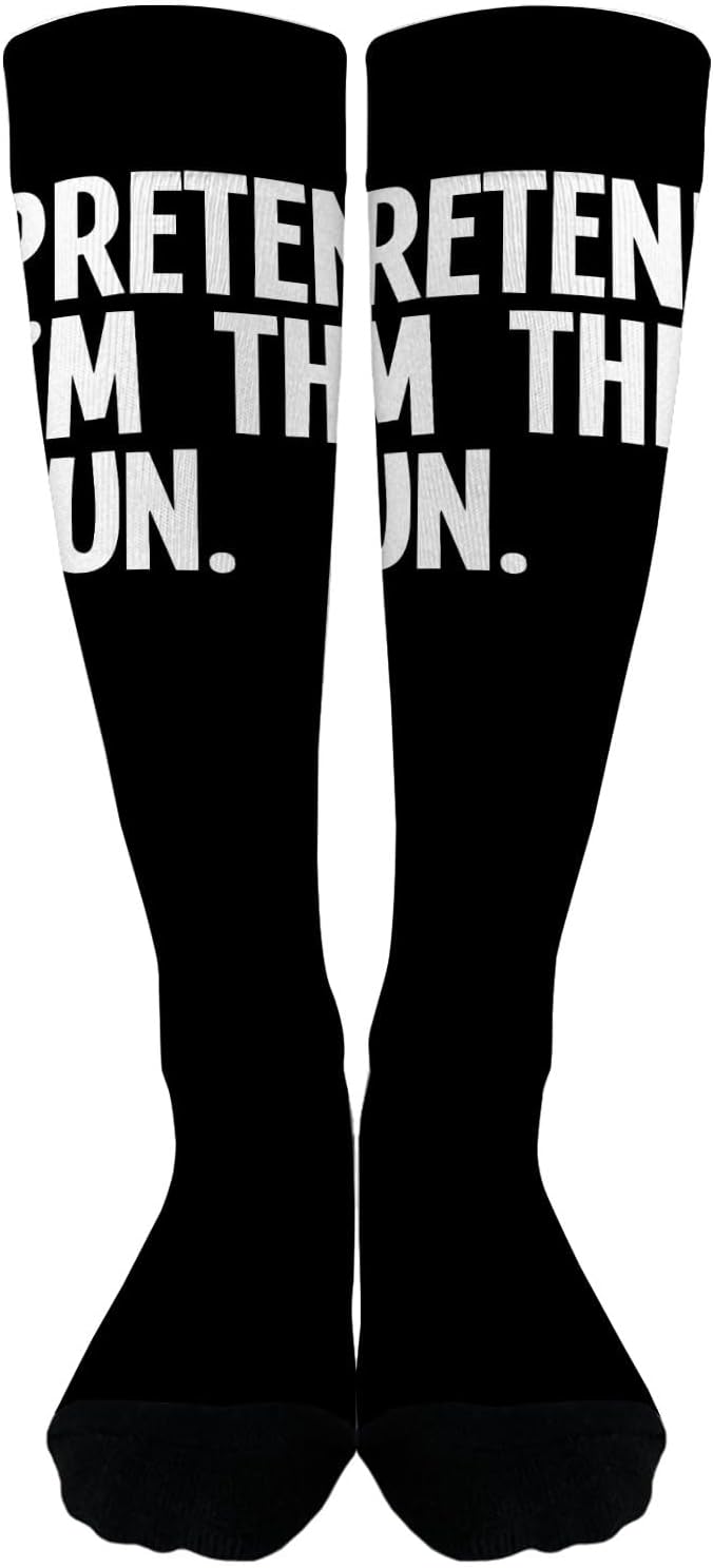 Pretends Im The Sun Socks - Funny Halloween Costume Socks
