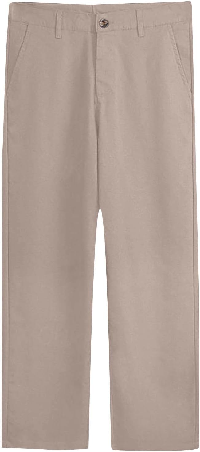 Premium Cotton Linen Pants for Men - Casual Lightweight Business Pants