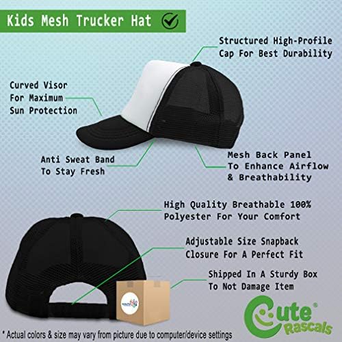 Adjustable Custom Kids Trucker Hat Boys Girls Personalized Design