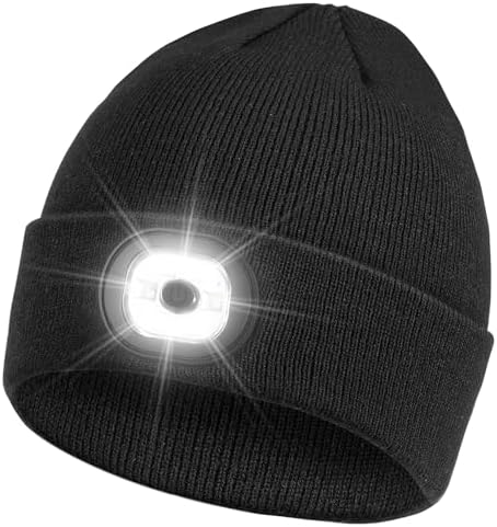 Fathers Seasonal Gift BGBIUS Beanie Headlamp