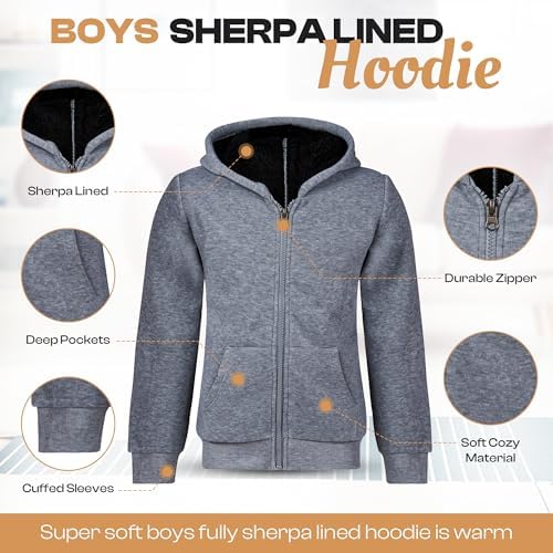 Victory League Boys Zip-Up Hoodie