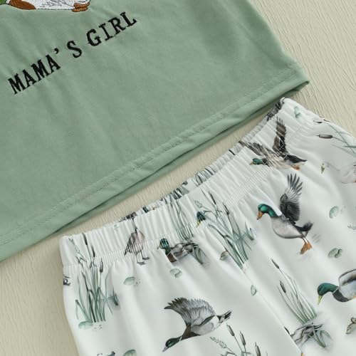 Cute Toddler Girls Streaming Flare Pants Set