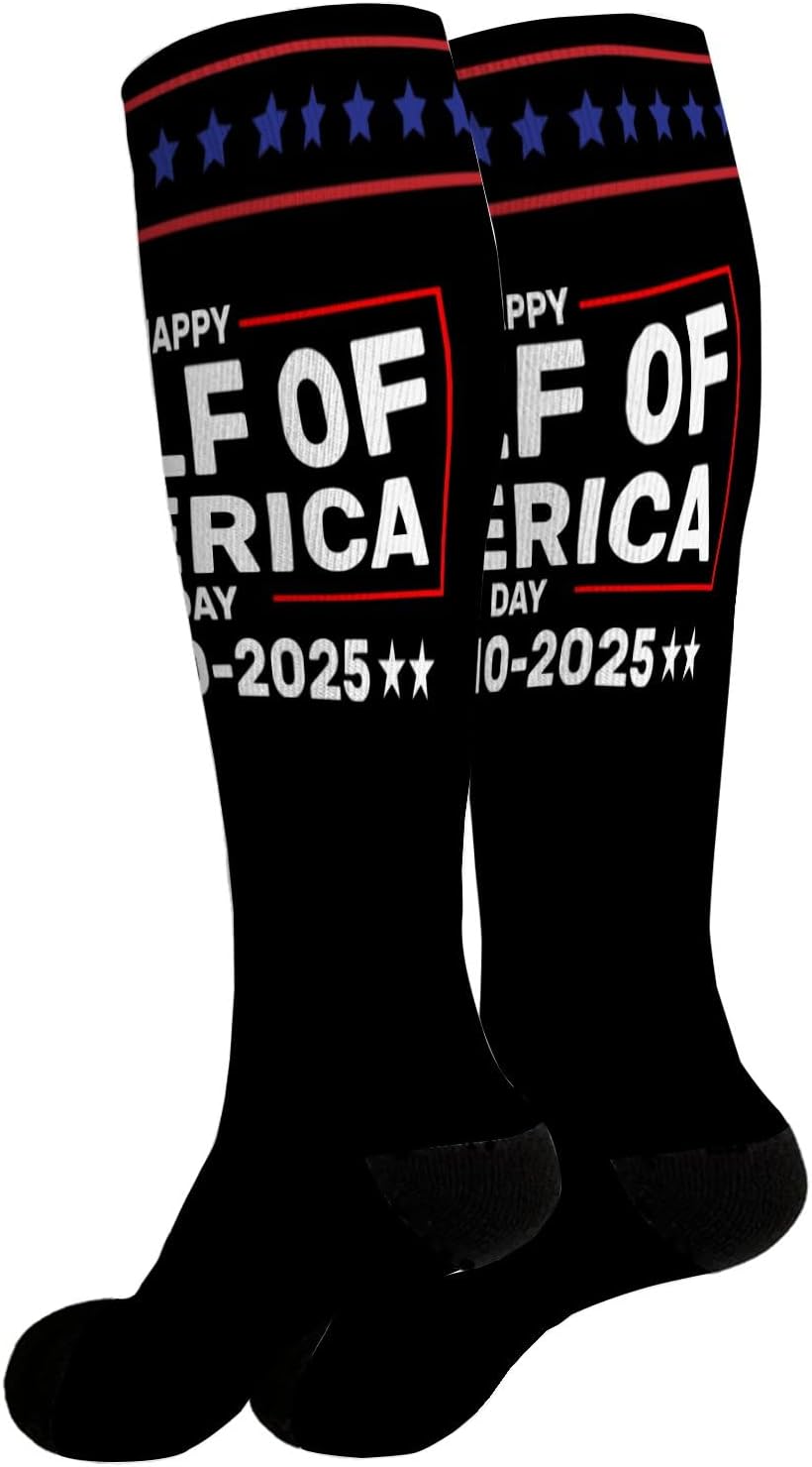 Happy Gulf of America Day Men Dress Socks