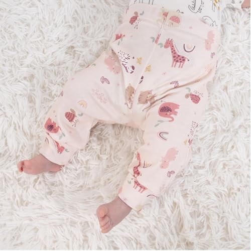 The Peanutshell 5-Piece Rainbow Safari Baby Pants Set