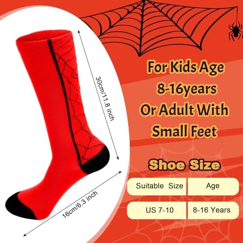 Halloween Spider Socks for Kids