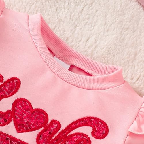 adorable fall valentines day set for baby girls