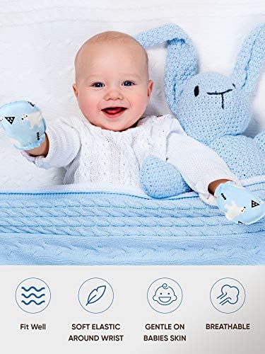 Durable Soft Baby Mittens for Newborns