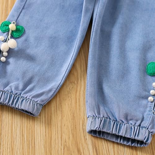 Cute Jeans for Little Ones Spring High Rise Pants Girls 4t
