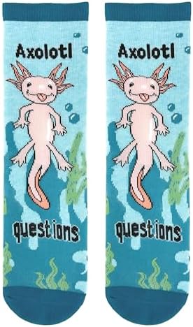 OohYeah Kids Novelty Cute Axolotl Socks