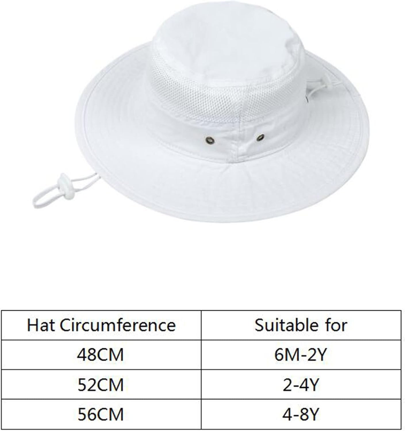 Kids Sun Hat Wide Brim UPF 50