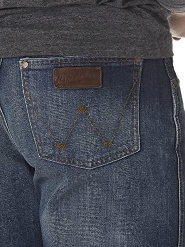 Wrangler Mens Relaxed Fit Bootcut Jeans Retro Style