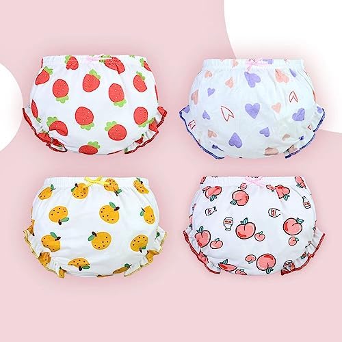 Diper Cover Diaper Cover for Baby Girls 4-Pack