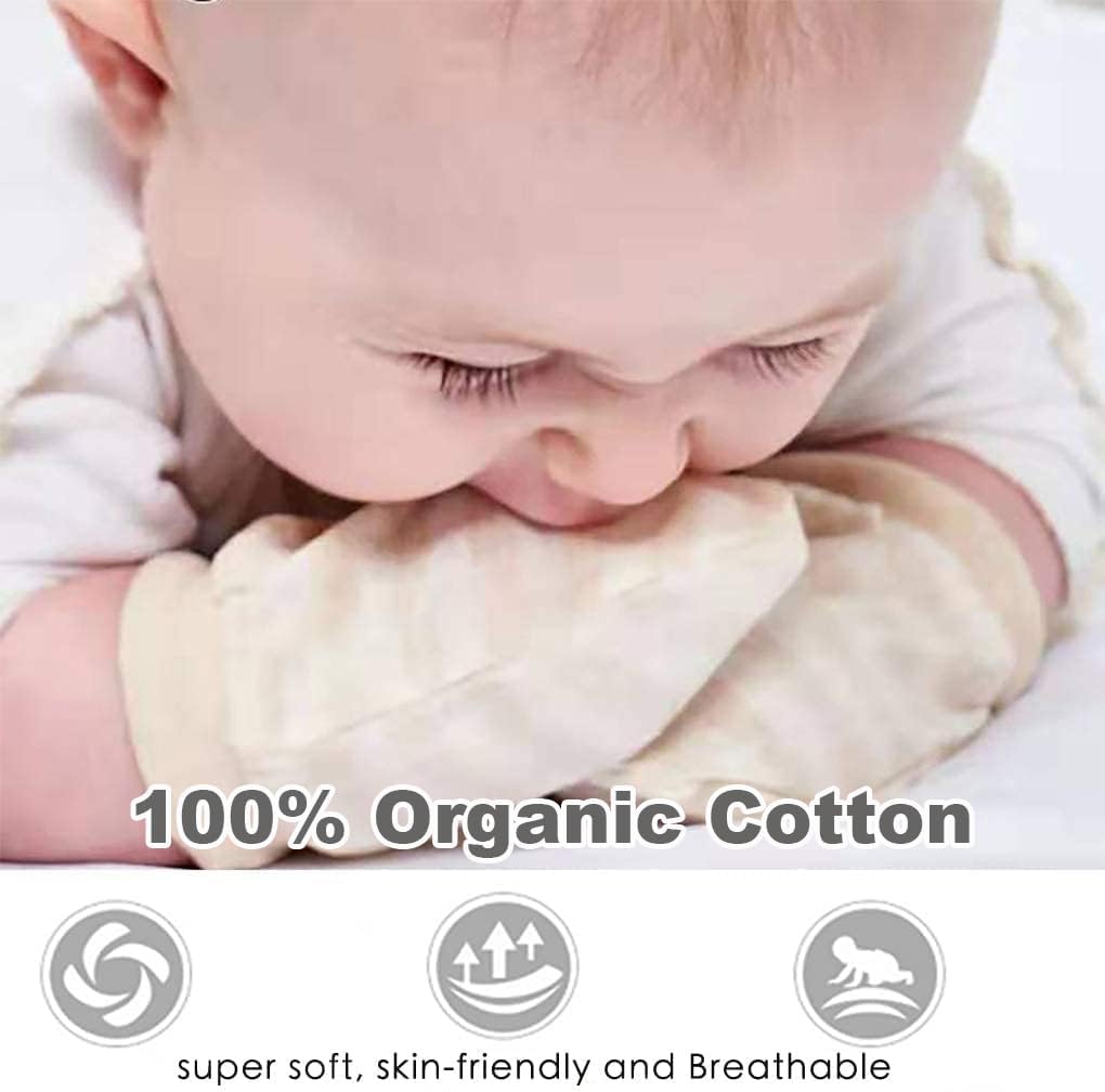 Perfect Newborn mittens organic cotton no slip 0-12 months