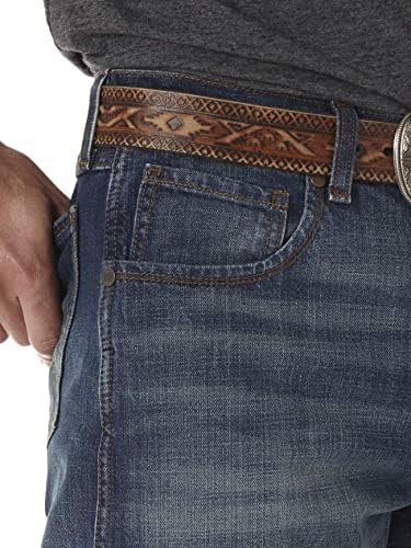 Wrangler Mens Relaxed Fit Bootcut Jeans Retro Style
