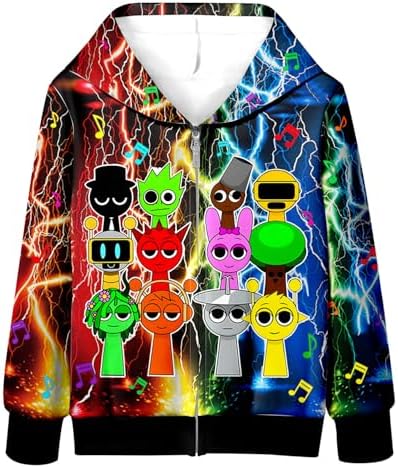 KindGirls 5-10 Years Boys Music Game Hoodie