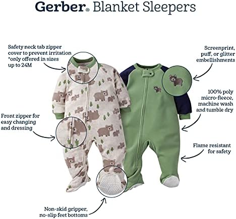 Gerber Flame-Resistant Pajamas winter days