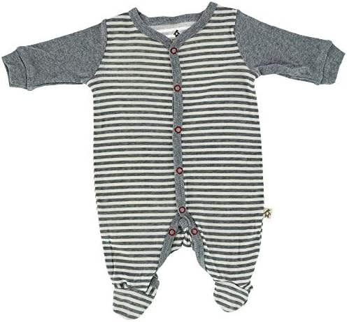 Adorable Striped Footed Sleeper