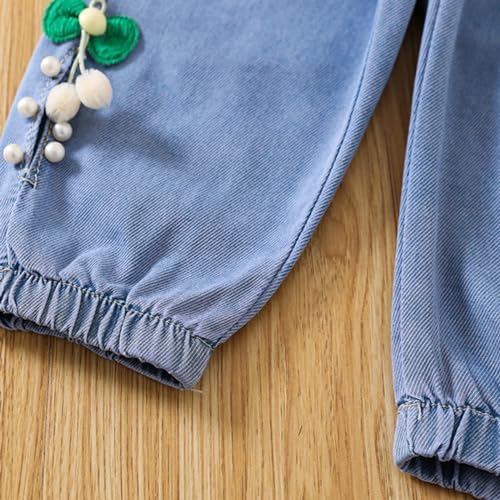 Cute Jeans for Little Ones Spring High Rise Pants Girls 4t