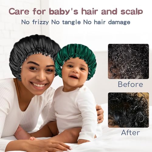 Natures Softness Reversible Bonnet for Curly Hair angle baby 636