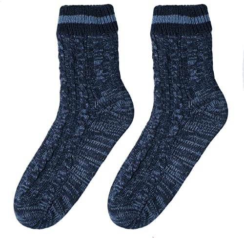 Warm Fuzzy Mens Winter Slipper Socks