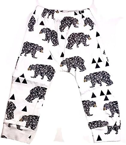 American Ink Baby Bear Print Harem Pants