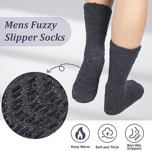 Mens Fuzzy Winter Socks