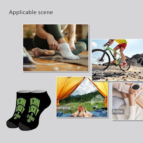 Lucky Bruhs St Patricks Day Womens Cutesock Novelty Socks