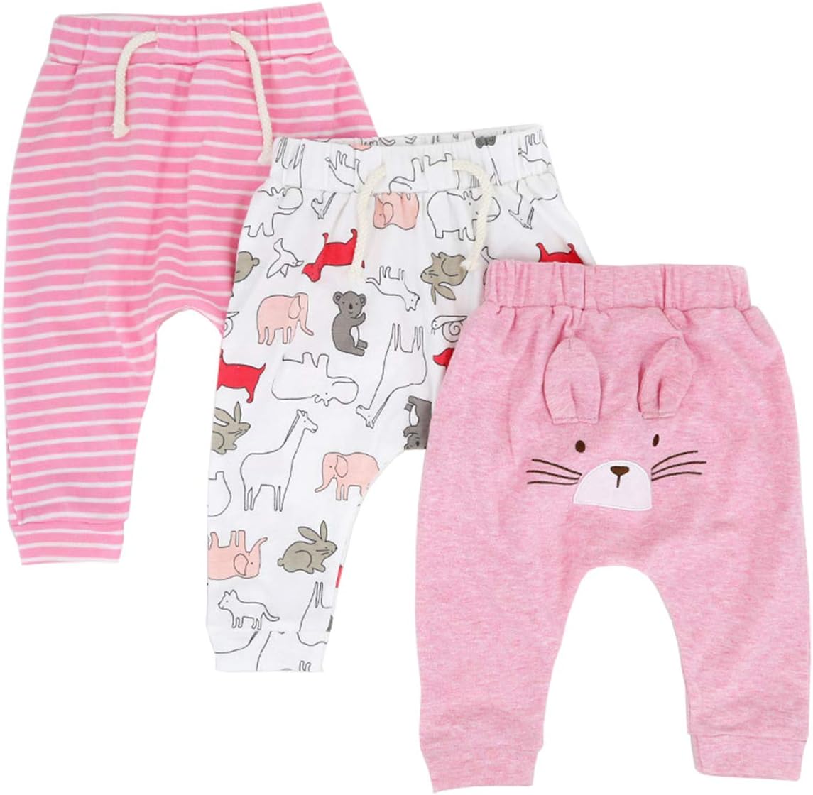 CuteOn Toddler Boys Girls Sweeatpants 3Pack