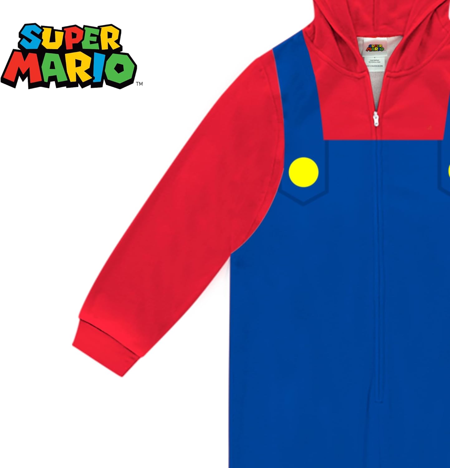 Super Mario One-Piece Pajama Set for Boys