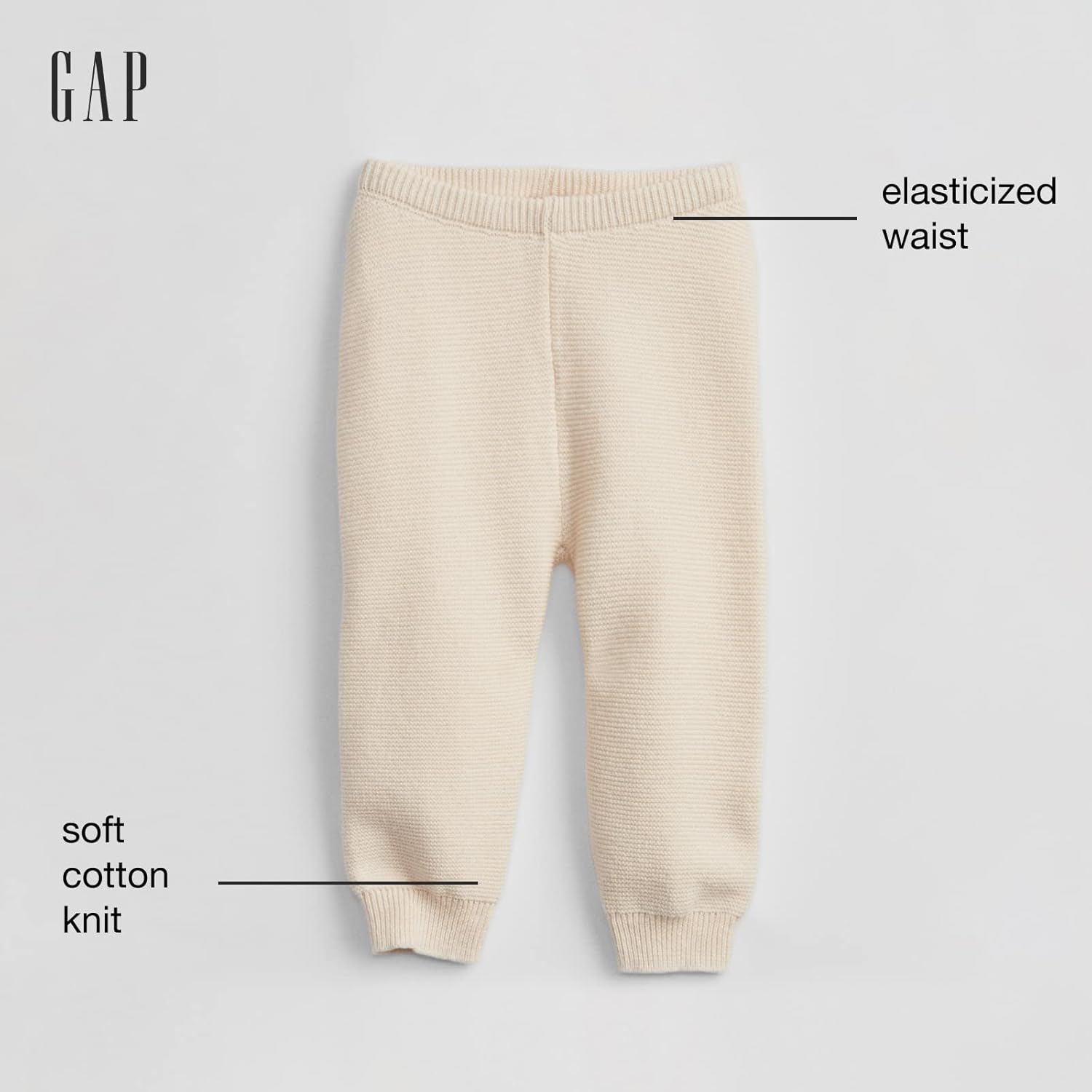 GAP Baby Bear Garter Pants Soft Cozy