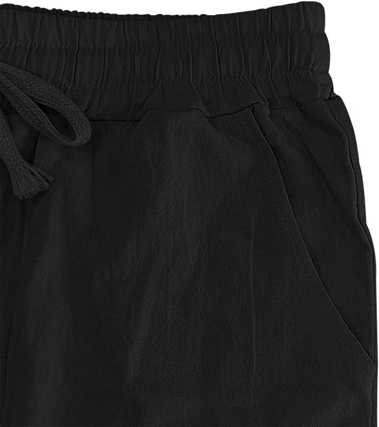 Cotton Linen Casual Drawstring Pants for Men - Brand Brand