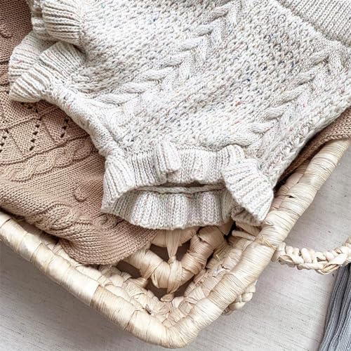 YEAHDOR Newborn Underwear - Soft knit and ruffle design