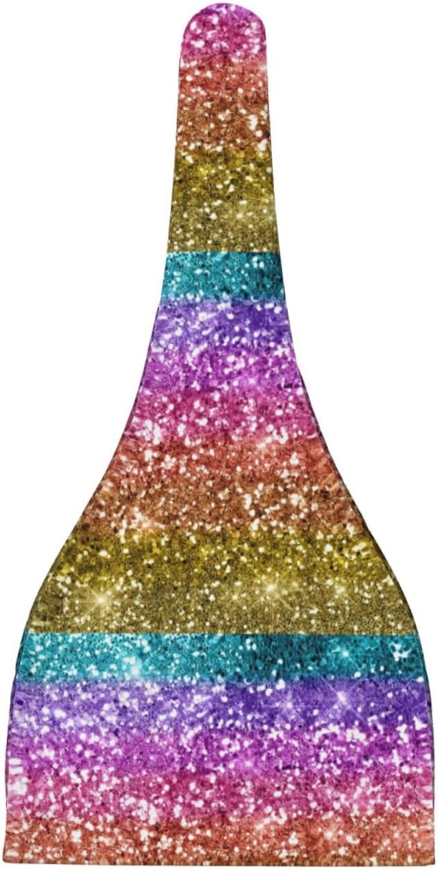 Adjustable Glitter Rainbow Baby Hats