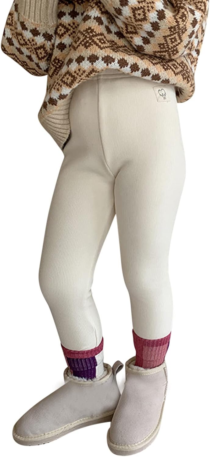 Toddler Girls Fleece Lined Thick Warm Trousers