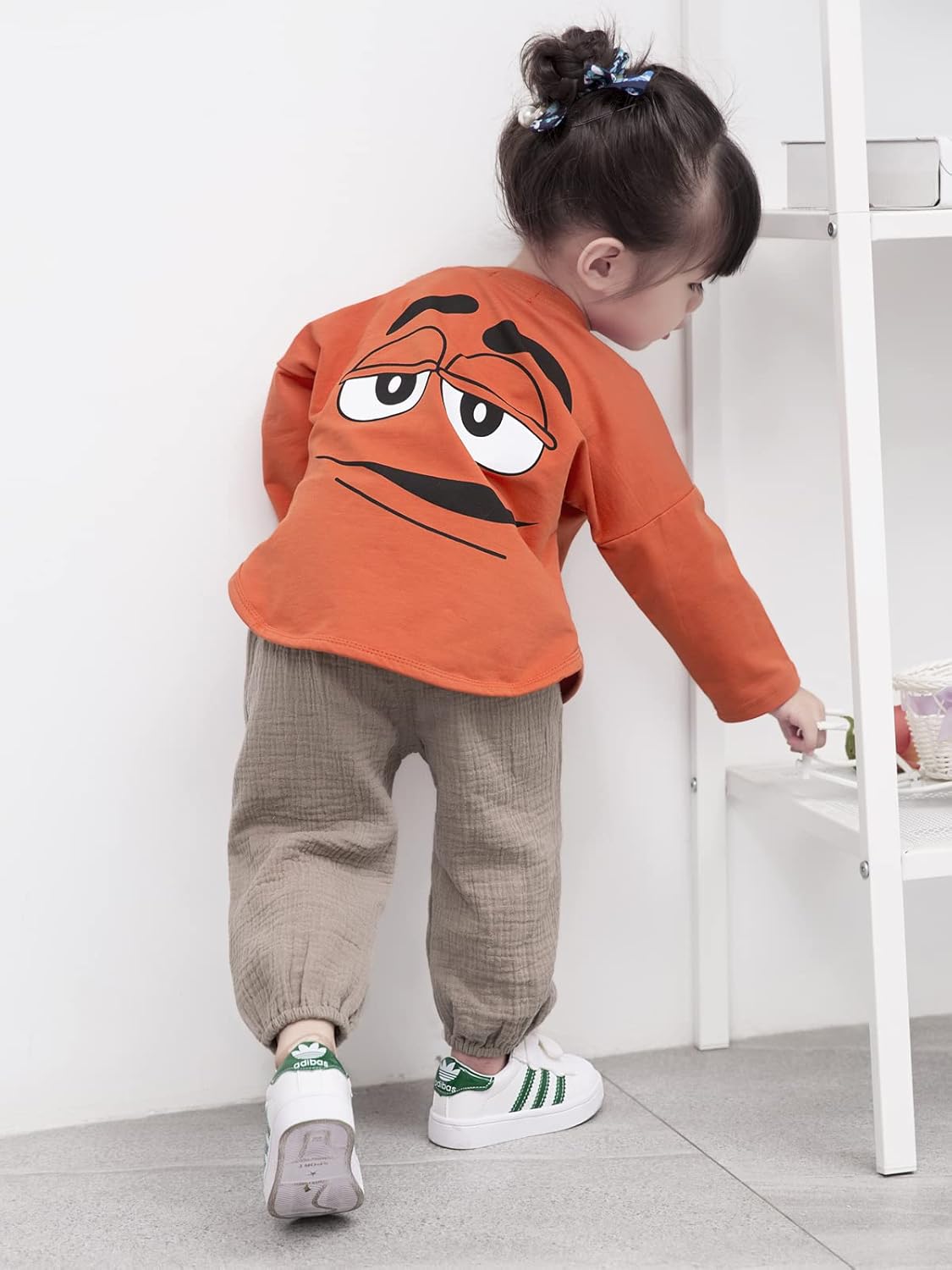 BULINGNA Kids Toddler Elastic Harem Pants