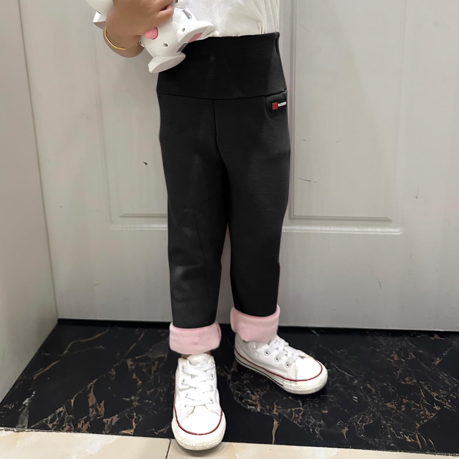 Evelin LEE Baby Boys Girls Winter Warm Fleece Lined Leggings