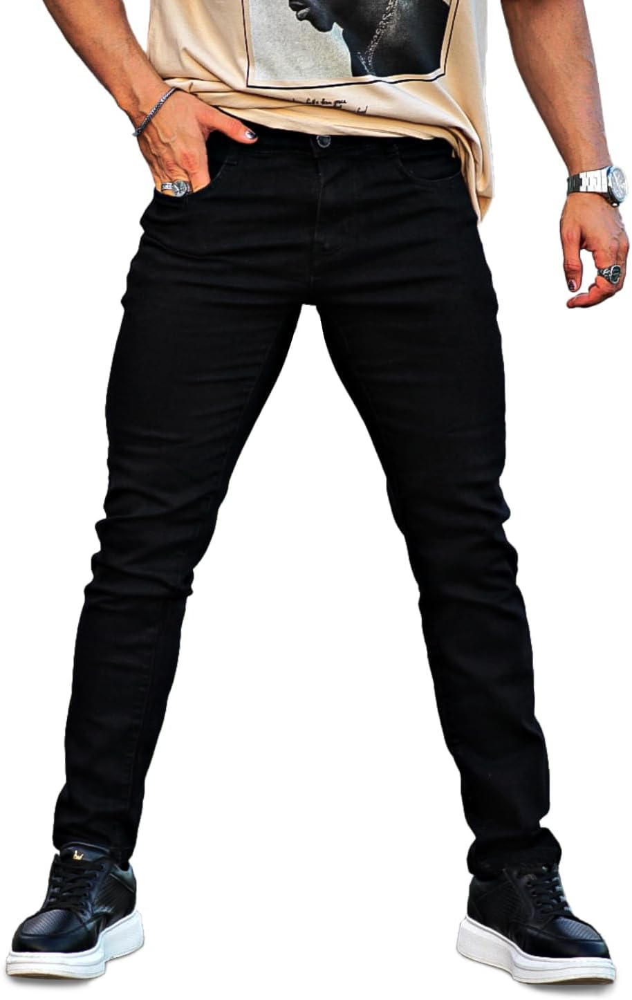 Confidence in Every Stretch Heyfanee Slim Fit Jeans