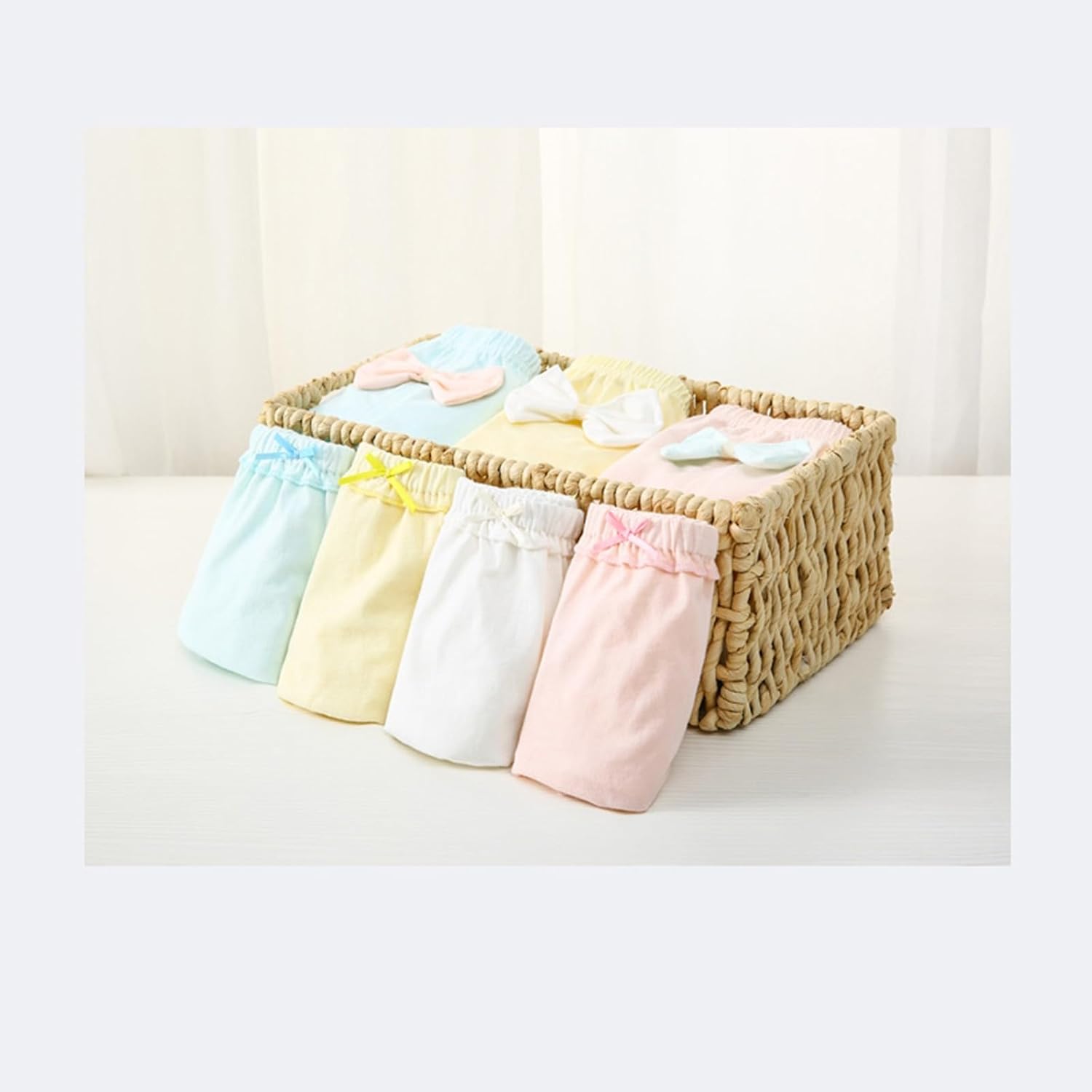 4-Pack Organic Diaper Cover Petrainings for Toddler Girls