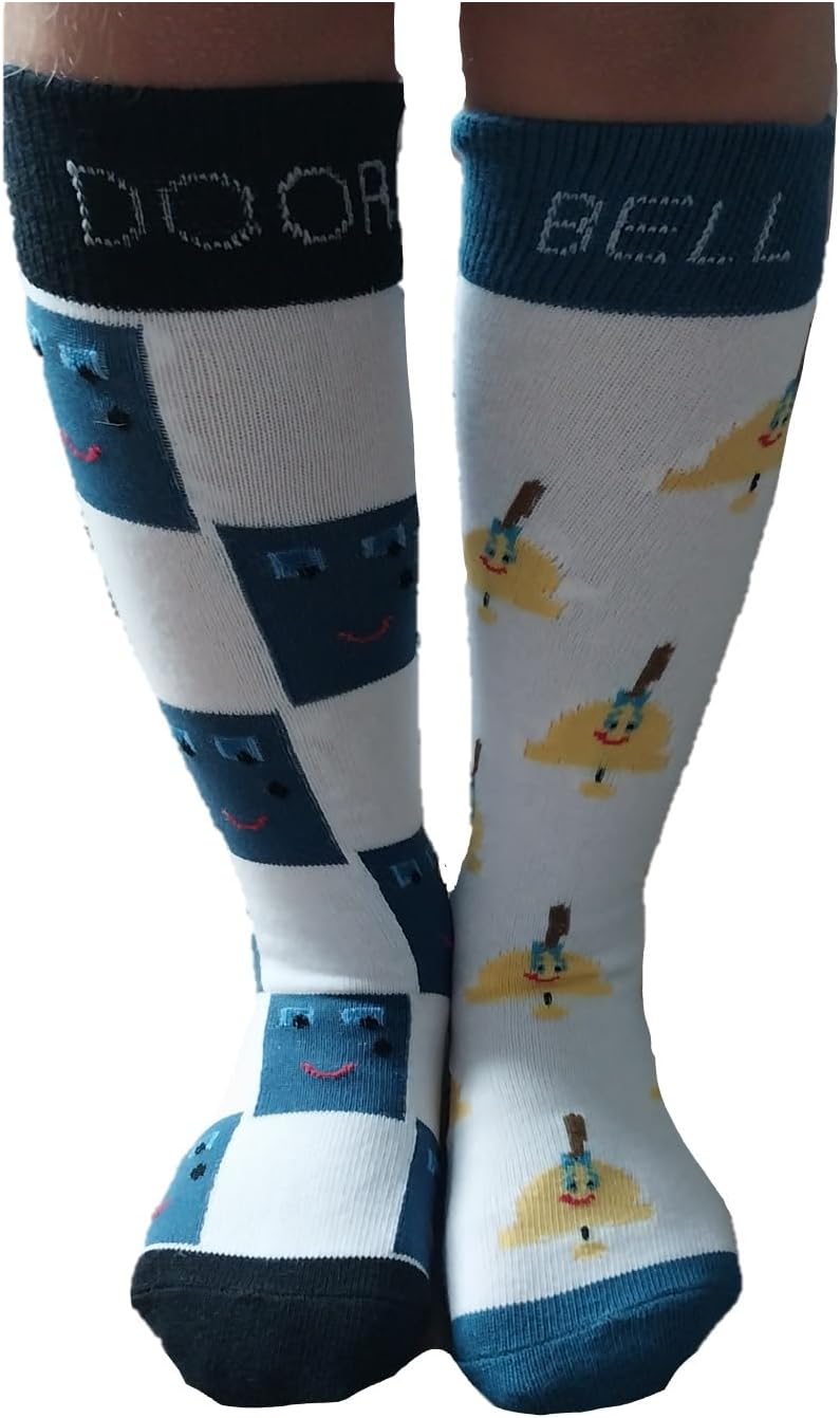 Mixin Itup Knee High Compound Word Socks for Girls