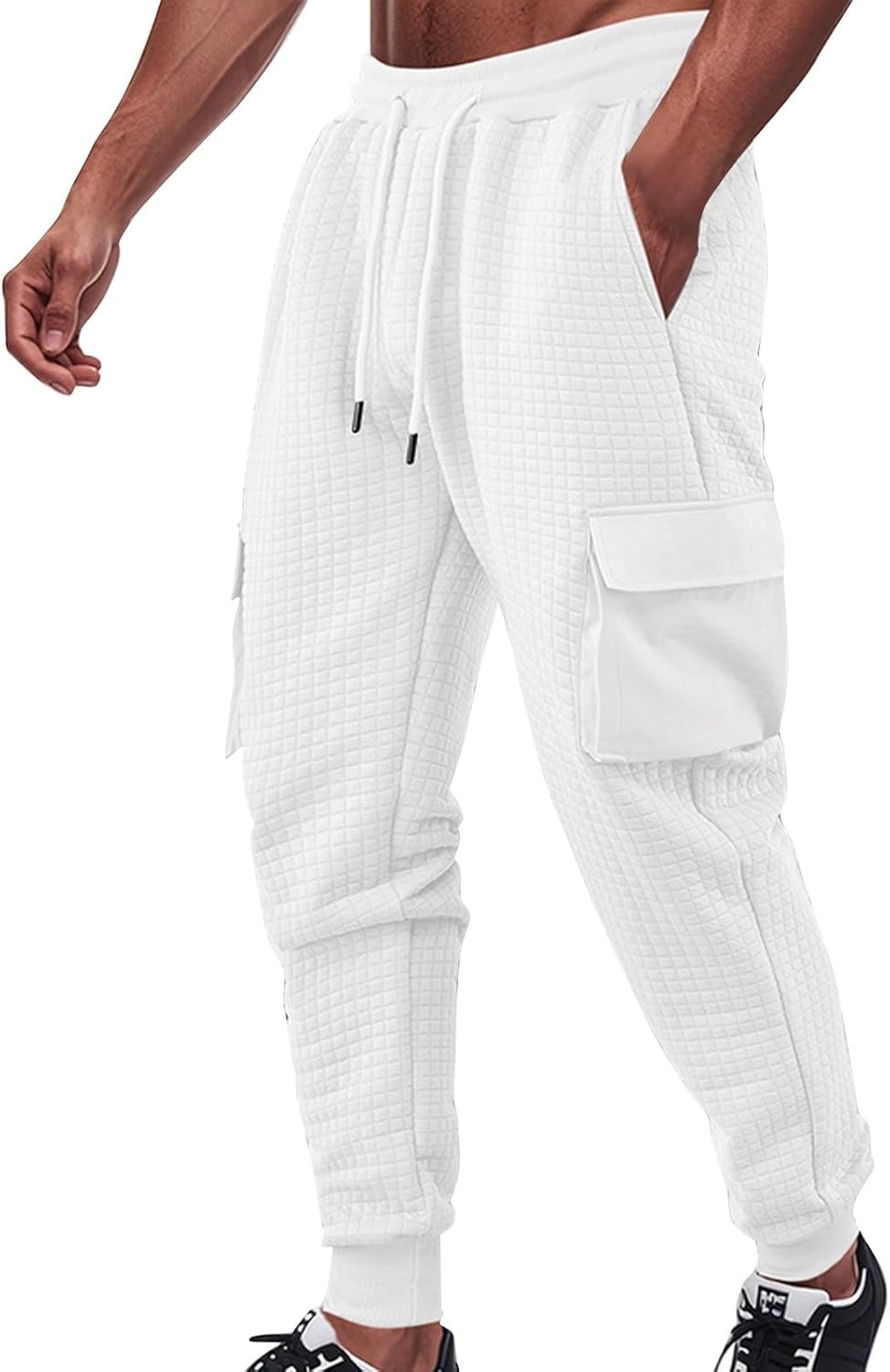 Wenkomg1 Elastic Waist Sweatpants